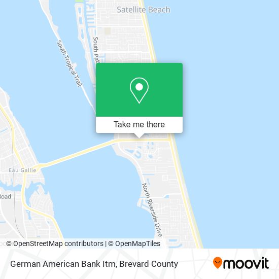 German American Bank Itm map