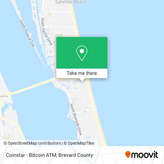 Mapa de Coinstar - Bitcoin ATM