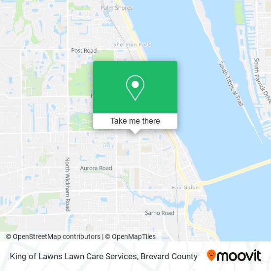 Mapa de King of Lawns Lawn Care Services