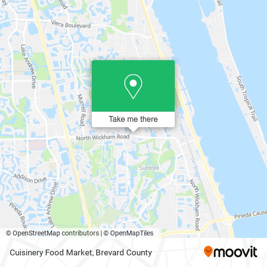 Cuisinery Food Market map