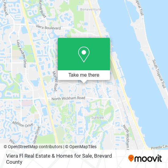 Mapa de Viera Fl Real Estate & Homes for Sale