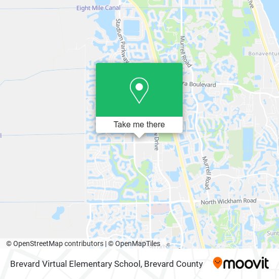 Mapa de Brevard Virtual Elementary School