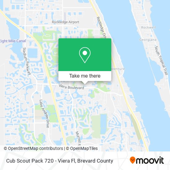 Cub Scout Pack 720 - Viera Fl map