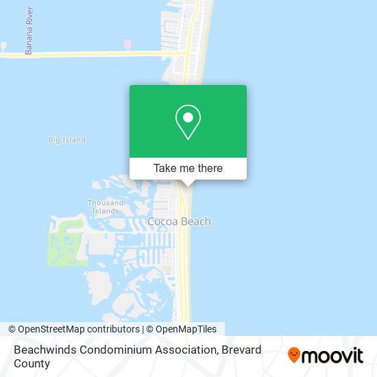 Mapa de Beachwinds Condominium Association