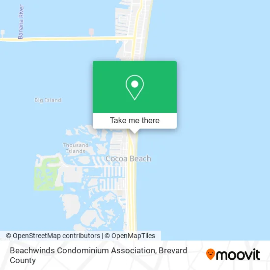 Beachwinds Condominium Association map