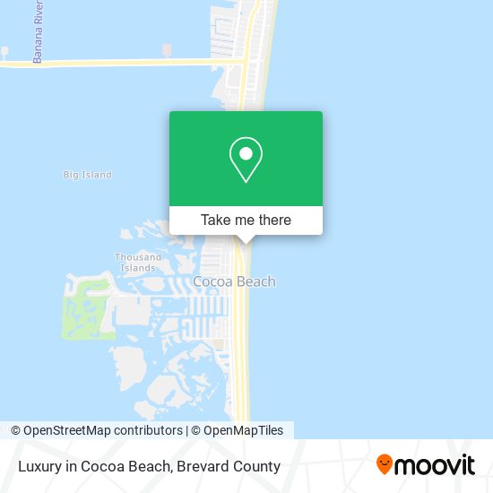 Mapa de Luxury in Cocoa Beach