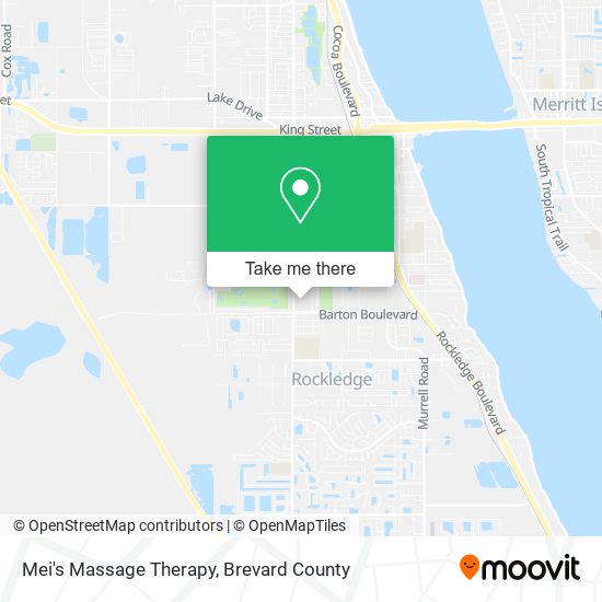 Mei's Massage Therapy map
