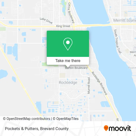 Pockets & Putters map