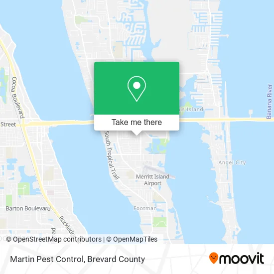 Martin Pest Control map