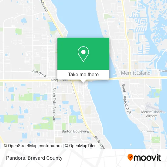 Pandora map