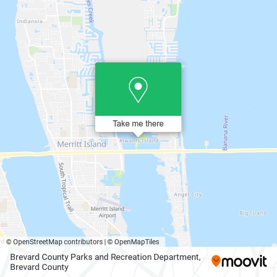 Mapa de Brevard County Parks and Recreation Department