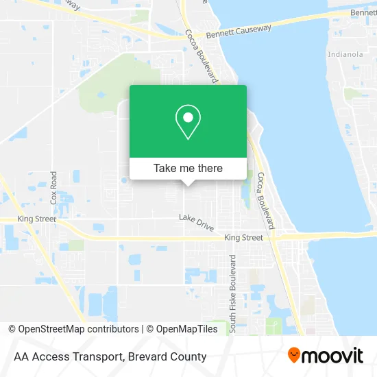 AA Access Transport map