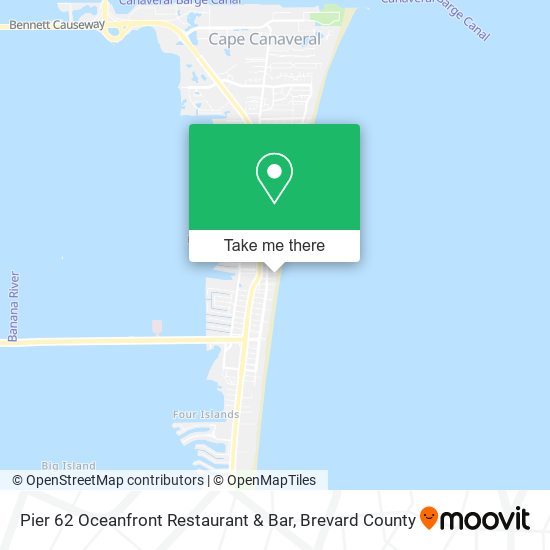 Mapa de Pier 62 Oceanfront Restaurant & Bar