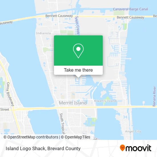 Island Logo Shack map