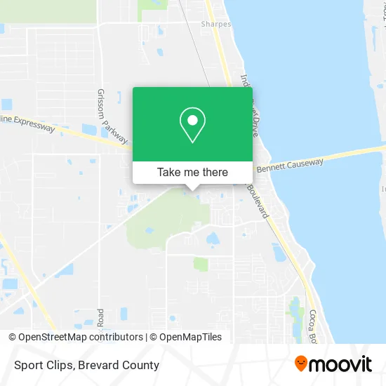 Sport Clips map