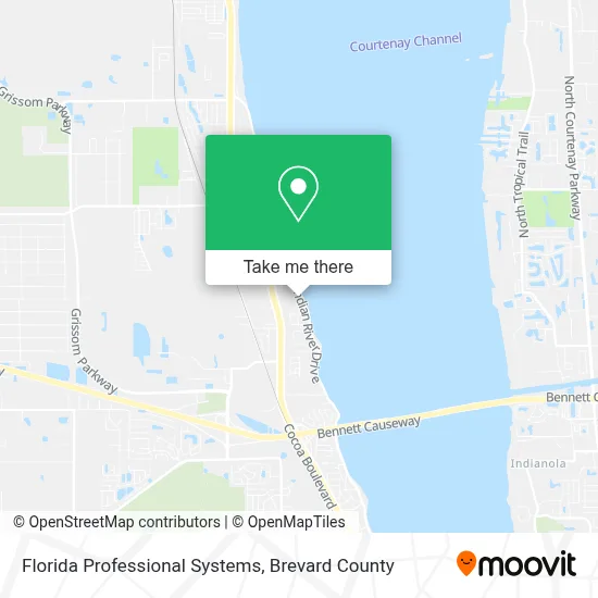 Florida Professional Systems map