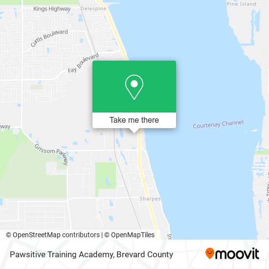 Mapa de Pawsitive Training Academy