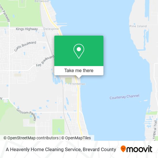 A Heavenly Home Cleaning Service map