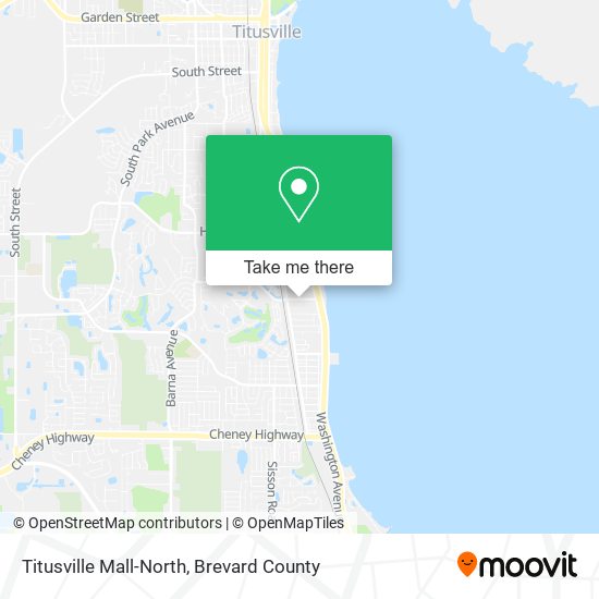 Mapa de Titusville Mall-North