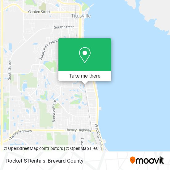 Rocket S Rentals map