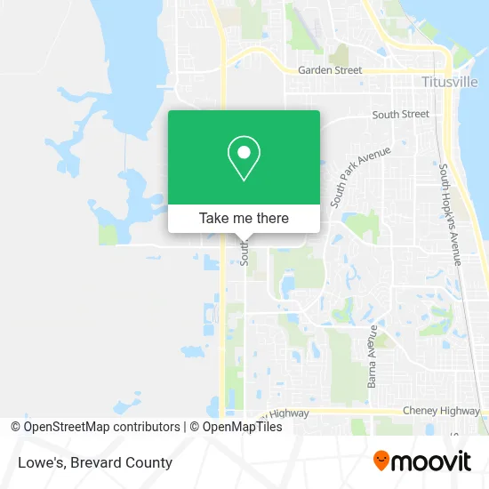 Lowe's map