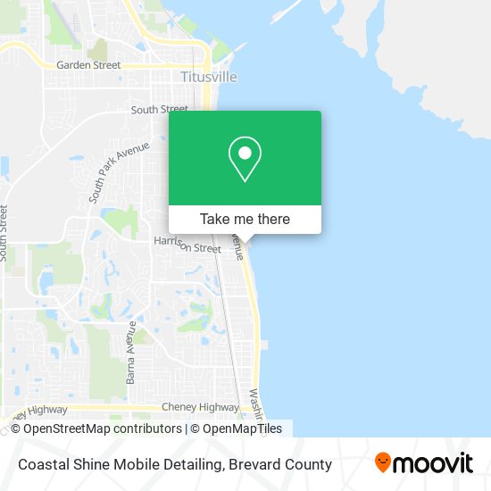 Coastal Shine Mobile Detailing map