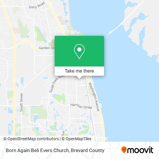 Born Again Beli Evers Church map