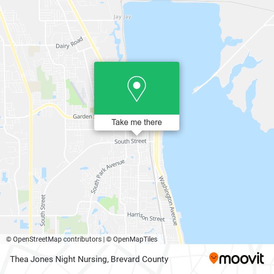 Thea Jones Night Nursing map