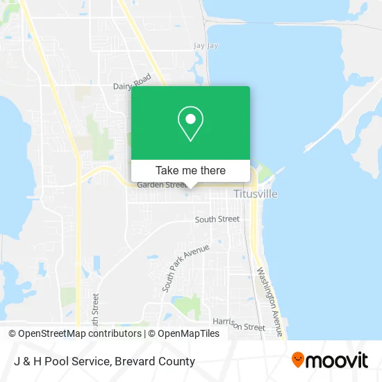 J & H Pool Service map