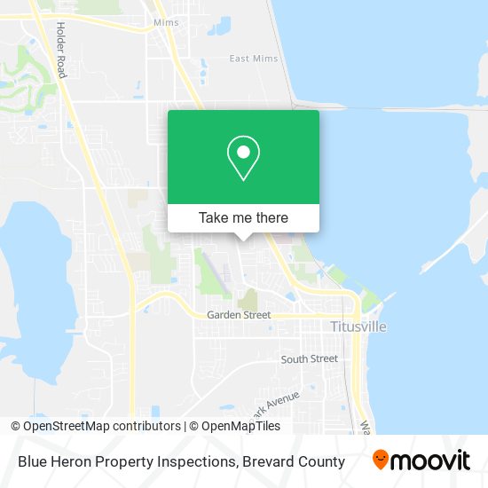 Blue Heron Property Inspections map