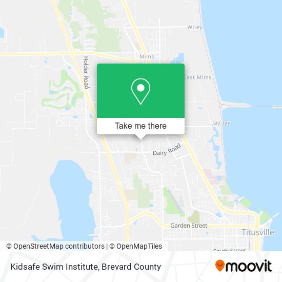 Mapa de Kidsafe Swim Institute