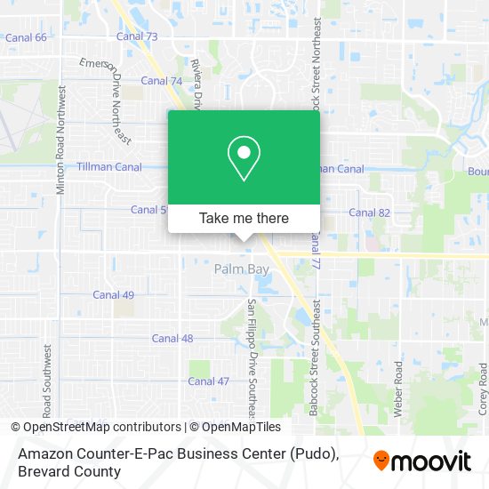 Amazon Counter-E-Pac Business Center (Pudo) map