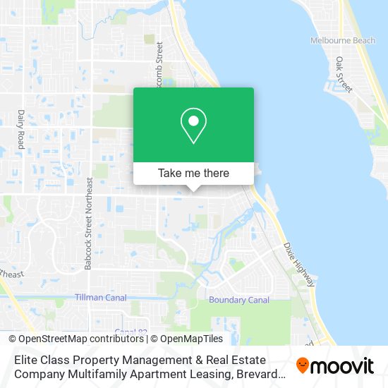 Mapa de Elite Class Property Management & Real Estate Company Multifamily Apartment Leasing