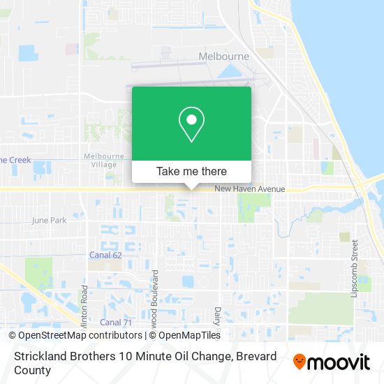 Mapa de Strickland Brothers 10 Minute Oil Change