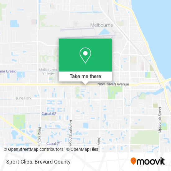 Sport Clips map