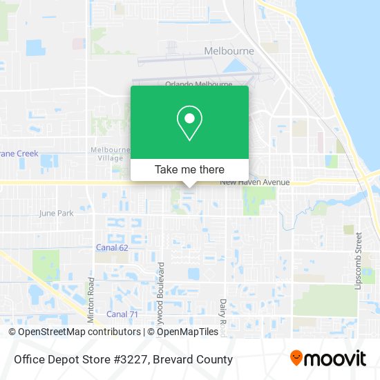 Mapa de Office Depot Store #3227