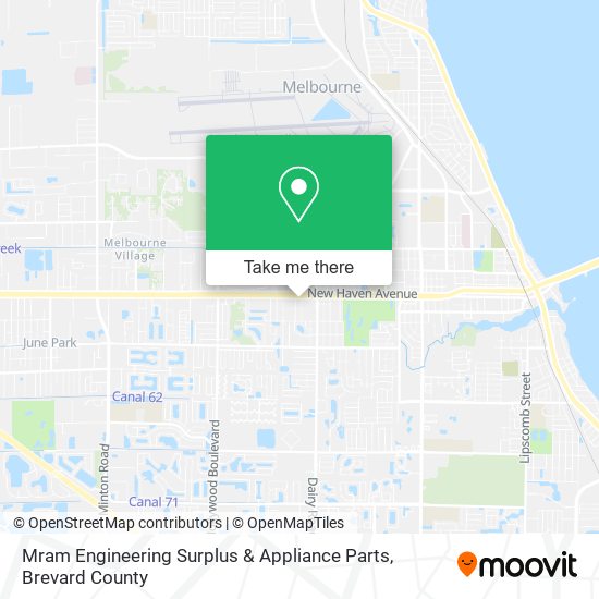 Mapa de Mram Engineering Surplus & Appliance Parts