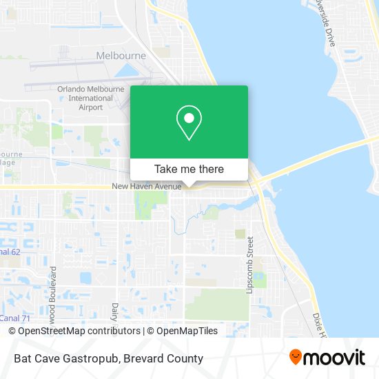 Bat Cave Gastropub map