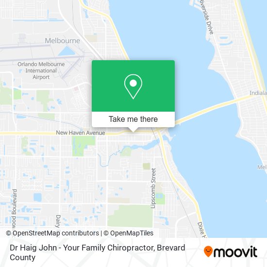Dr Haig John - Your Family Chiropractor map