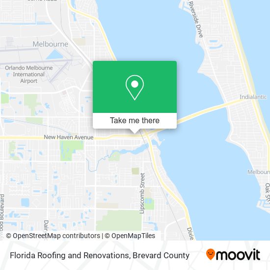 Florida Roofing and Renovations map