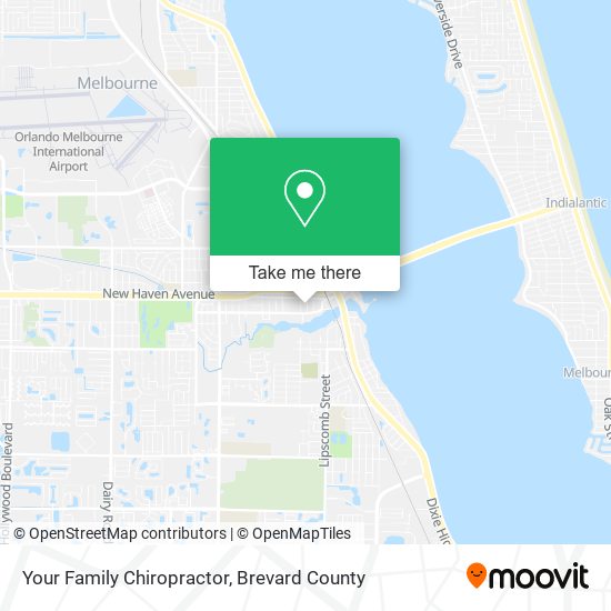 Your Family Chiropractor map