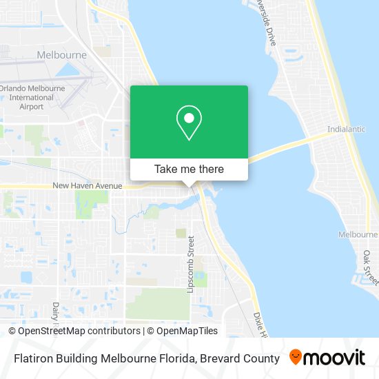 Mapa de Flatiron Building Melbourne Florida