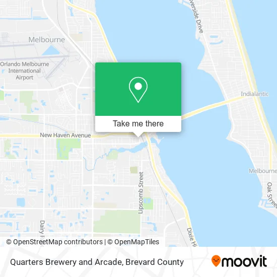 Mapa de Quarters Brewery and Arcade