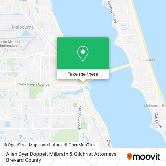 Allen Dyer Doppelt Milbrath & Gilchrist Attorneys map