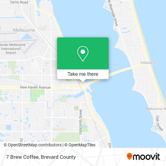 Mapa de 7 Brew Coffee