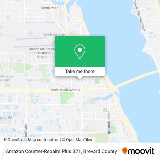 Mapa de Amazon Counter-Repairs Plus 321