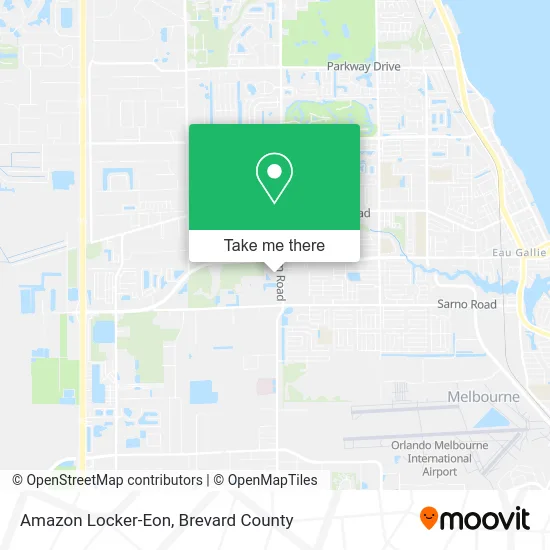 Amazon Locker-Eon map