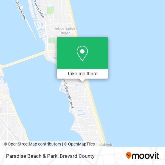 Paradise Beach & Park map