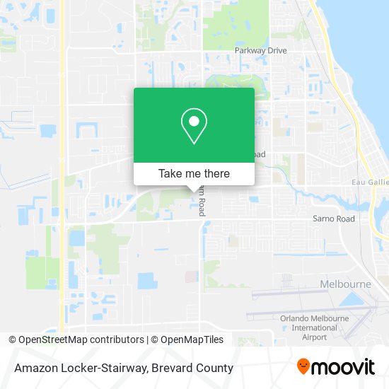 Amazon Locker-Stairway map