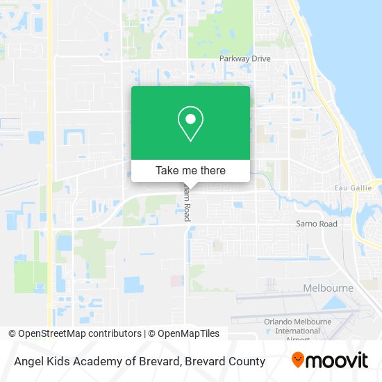 Mapa de Angel Kids Academy of Brevard